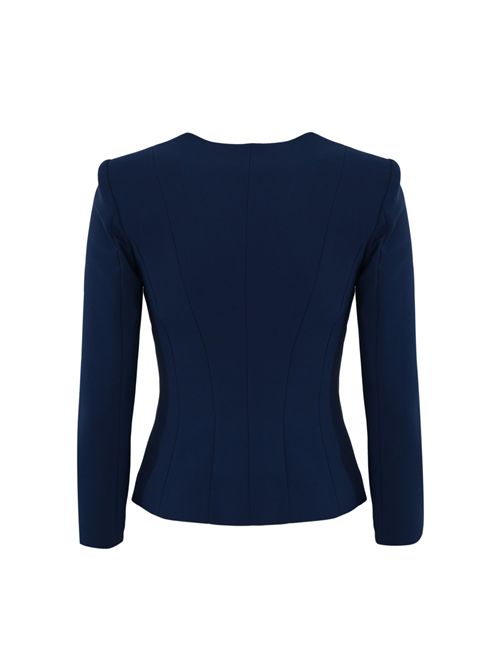 Giacca in crepe con lacci criss-cross Elisabetta Franchi | GI13551E2DC8